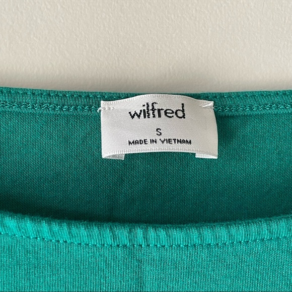 NWOT Aritzia Wilfred Enzo Cropped Top - Picture 4 of 6